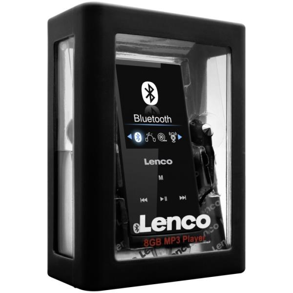 Lenco Xemio760 BT 8GB MP4 Player With Bluetooth Black Mp3 player