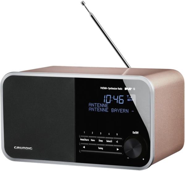 Grundig DTR 4000 Dab+ BT Bluetooth Retro Radio Rose Gold Radios (PER