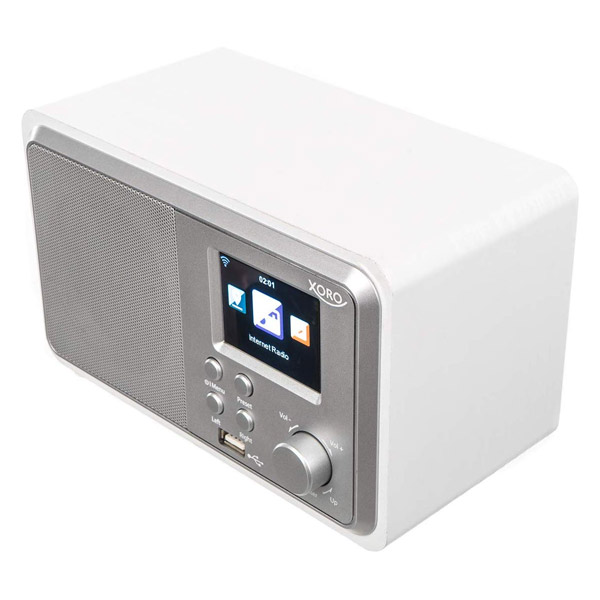 Xoro HMT 300 Radio With Bluetooth White Radios