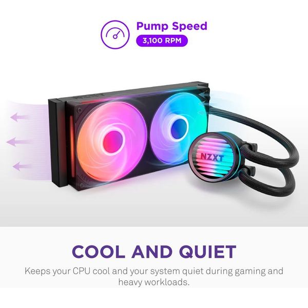 NZXT KRAKEN CORE 360 RGB 360MM RGB AIO LIQUID COOLER RL-KR36C-B1