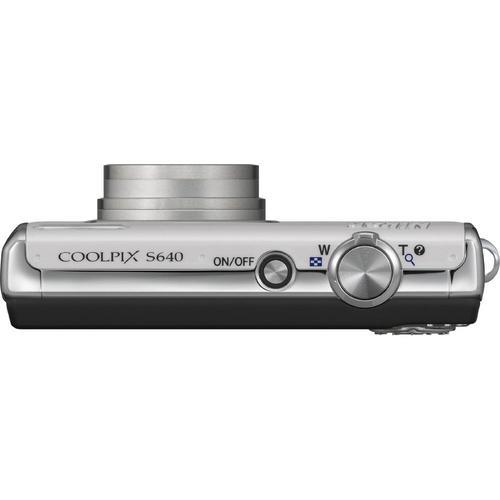 Nikon Coolpix S640 White Ψηφιακες φωτογραφικες μηχανες (PER.561795)