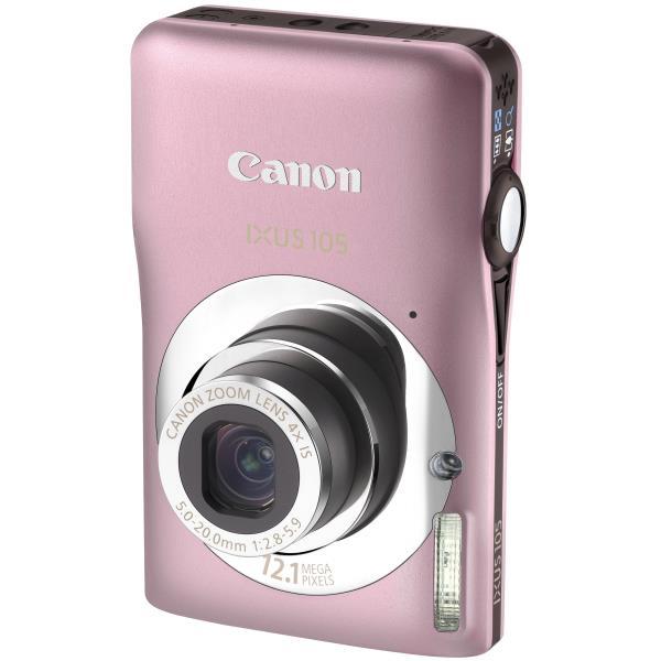Canon Ixus 105 Pink+δωρο Καρτα Μνημης 1GB Ψηφιακες φωτογραφικες