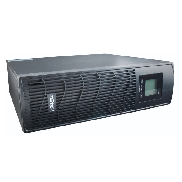 Gembird UPS EnerGenie UPSRACK-12 2000 VA – Gruppo Di Continuità Con AVR, Protezione Sovratensioni, Alloggiamento Metallico - 2