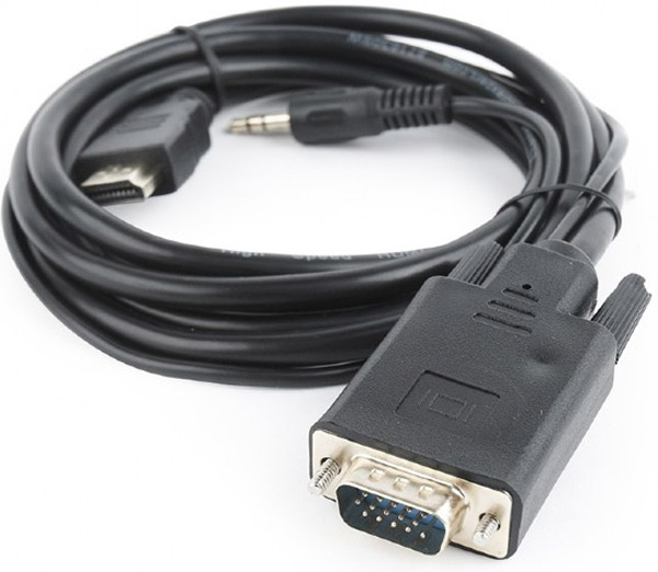 Cablexpert Ahdmivga035m Hdmi TO VGA AND Audio Adapter Cable Single