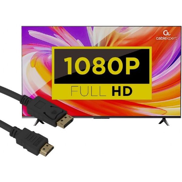 Cablexpert Cc-dp-hdmi-4k-6 Displayport TO Hdmi Cable "premium Series" 1 ...