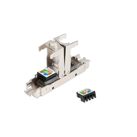 Tool Less Adapter Card Lanberg 2xrj-45 FTP Cat.6 Plug 8p8c Tool-less Adapter - Accessories ...