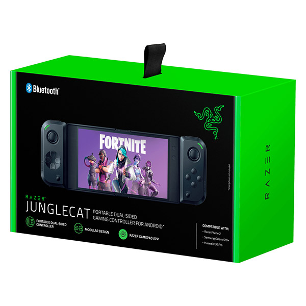 Razer Junglecat Controller Mobile Dual-face Per Android, Modulare, Low Latency, Bluetooth LE, Oltre 100 Ore Di Autonomia