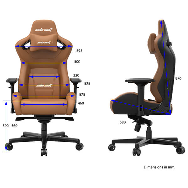 Anda Seat Gaming Chair Ad12xl Kaiserii Brown Gaming chairs (PER.592452)