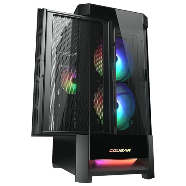 CASE COUGAR DUOFACE RGB BLACK