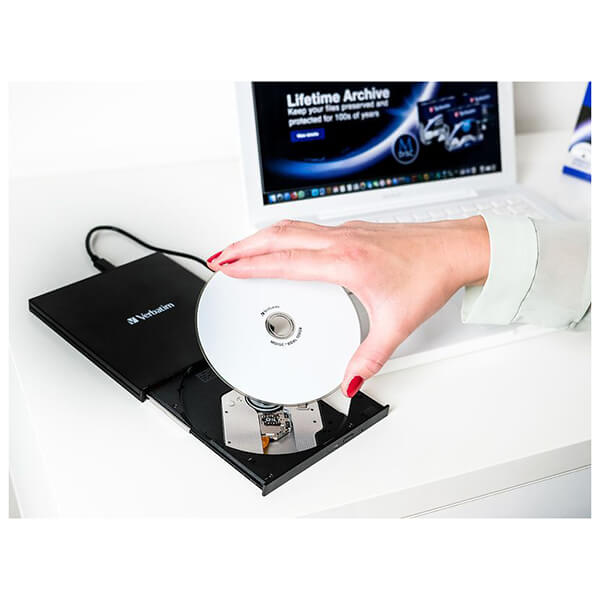 Verbatim 43888 External Slimline USB 3.0 Bluray/dvd/cd Writer Οπτικα μεσα (PER.594440)