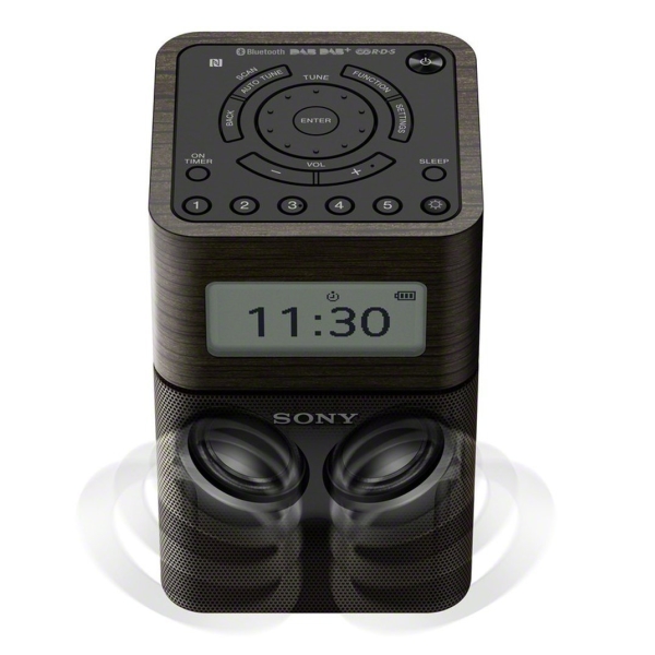 Sony Xdrv1btdb Portable Dab/dab+ Clock Radio Bluetooth Black Ρολογια (PER.605353)