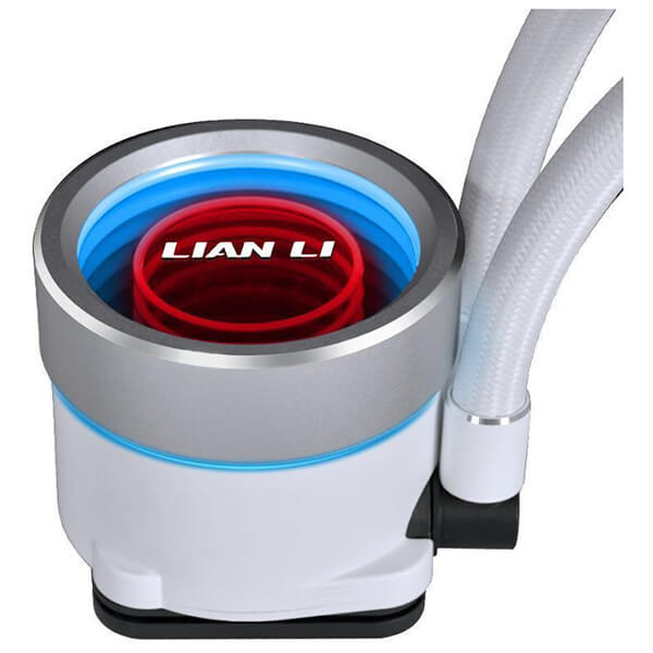 LIAN LI GALAHAD II TRINITY 240 WHITE - AIO GPU LIQUID COOLER WITH ARGB FANS