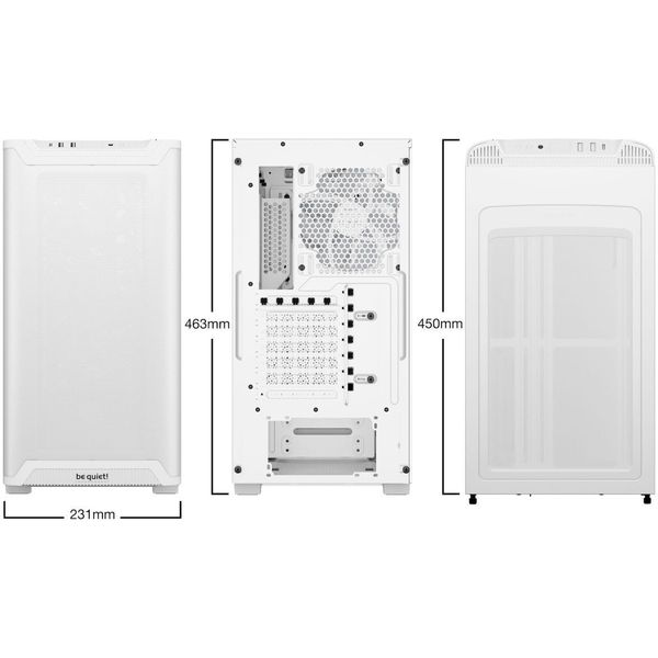 CASE BE QUIET PURE BASE 501 LX WHITE