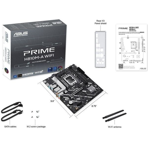 ΜΗΤΡΙΚΗ ASUS PRIME H810M-A WIFI LGA1851 D5 RETAIL