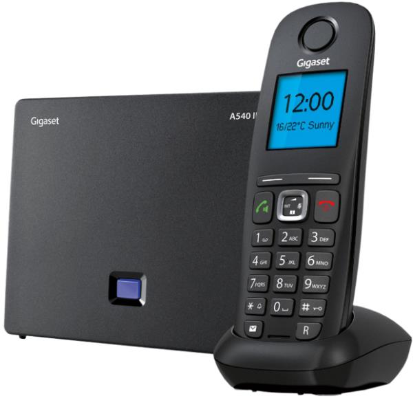 Gigaset A540 IP Cordless Voip Phone Black Voip phones (PER.617885)