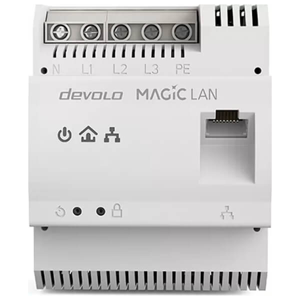 Devolo Magic 2 LAN DINrail 8528 - Adaptateur CPL Gigabit Pour Armoire Électrique - Internet Par Prise