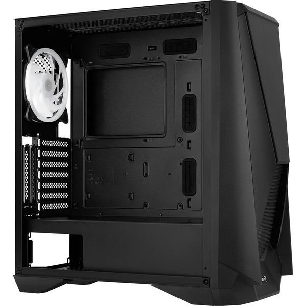 CASE AEROCOOL VISOR-G-BK-V1 MIDI TOWER TEMPERED GLASS BLACK