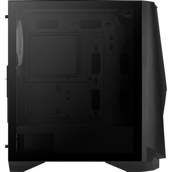 CASE AEROCOOL VISOR-G-BK-V1 MIDI TOWER TEMPERED GLASS BLACK