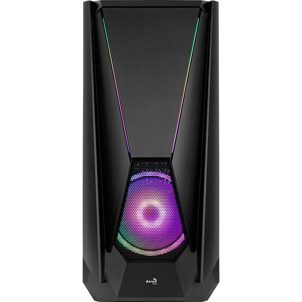 CASE AEROCOOL VISOR-G-BK-V1 MIDI TOWER TEMPERED GLASS BLACK