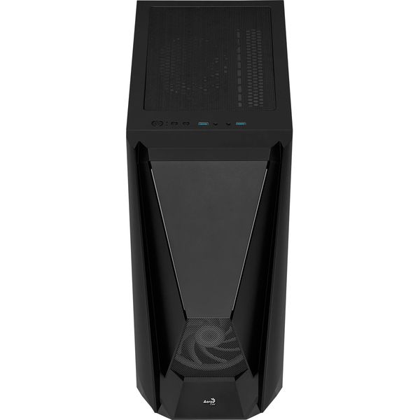 CASE AEROCOOL VISOR-G-BK-V1 MIDI TOWER TEMPERED GLASS BLACK