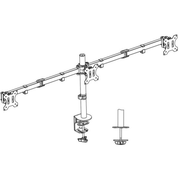 ACT AC8303 TRIPPLE MONITOR ARM BLACK