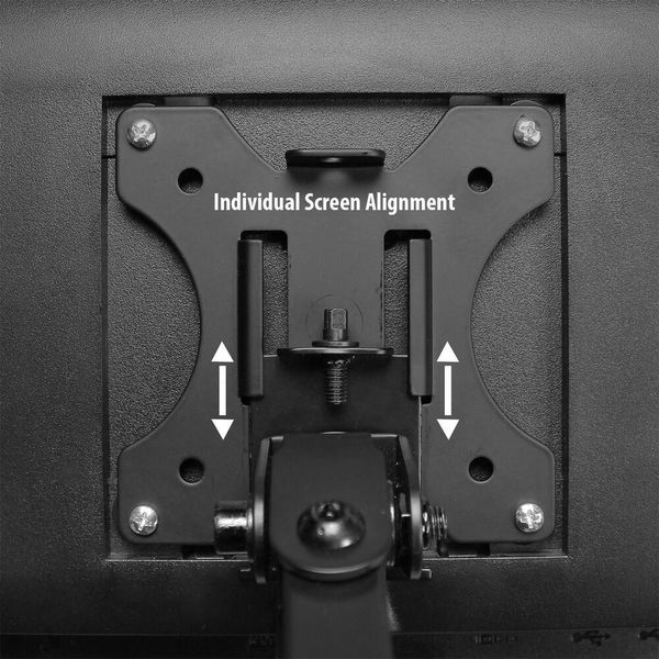 ACT AC8301 SINGLE MONITOR ARM BLACK 10' - 35'