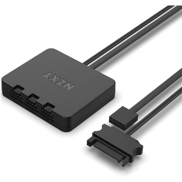 NZXT RF-D14DF-B1 TWIN PACK F140 RGB DUO BLACK+ RGB CONTROLLER