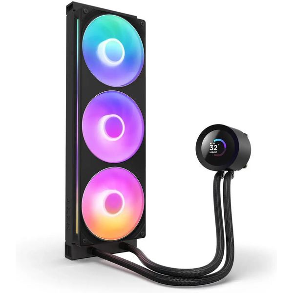 NZXT 360 AIO LIQUID COOLER KRAKEN PLUS RGB LCD DISPLAY - BLACK
