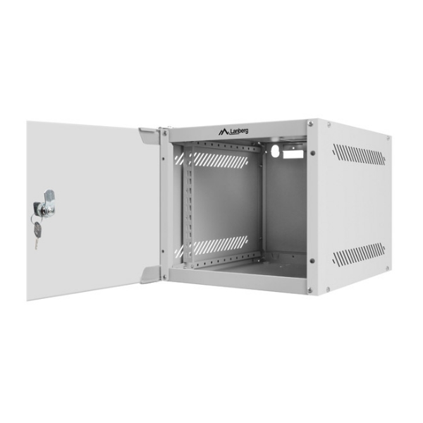 Lanberg Wall-mounted Rack 10'' 4u/280x310mm Demounted Flat Pack Grey ...