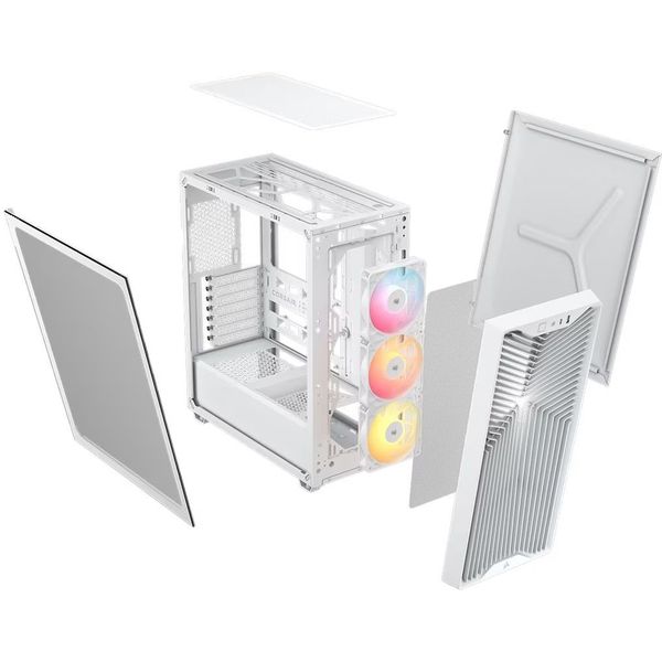 CASE CORSAIR 3200D RS ARGB MID-TOWER TEMPERED GLASS WHITE