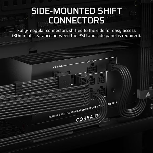 PSU CORSAIR RM850X SHIFT 850W CYBENETICS GOLD FULLY MODULAR