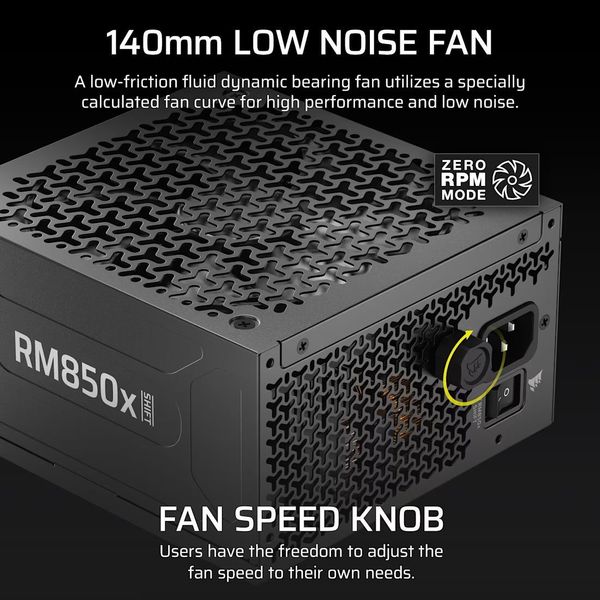 PSU CORSAIR RM850X SHIFT 850W CYBENETICS GOLD FULLY MODULAR