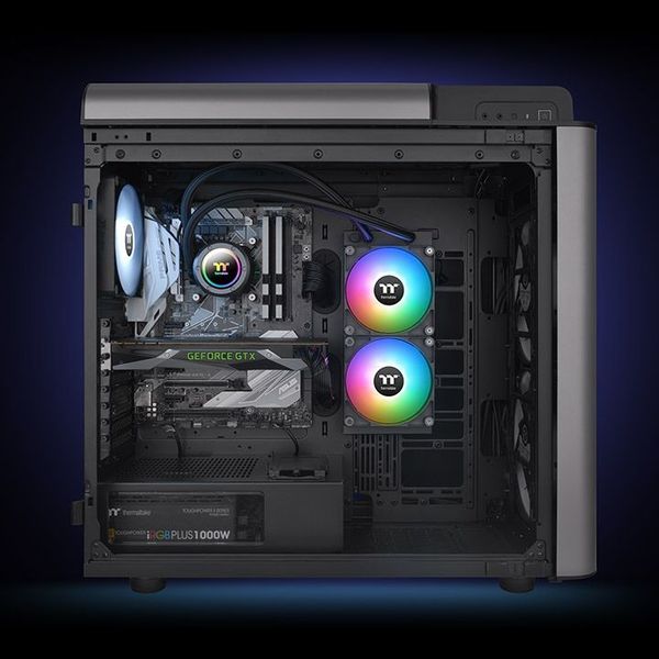 THERMALTAKE TH240 V2 ARGB SYNC AIO 240 LIQUID CPU COOLER BLACK
