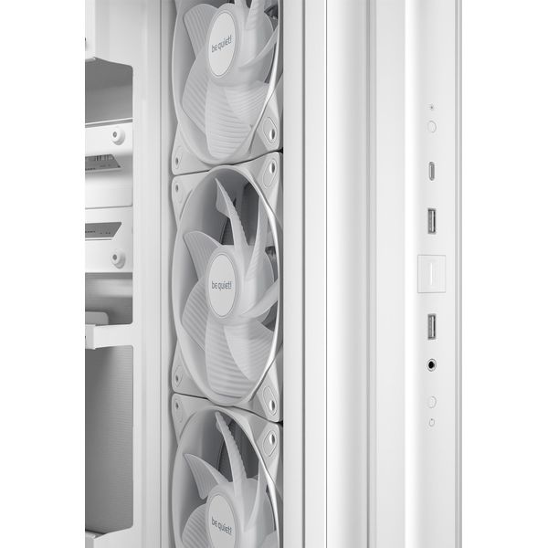 CASE BE QUIET LIGHT BASE 500 LX TEMPERED GLASS WHITE