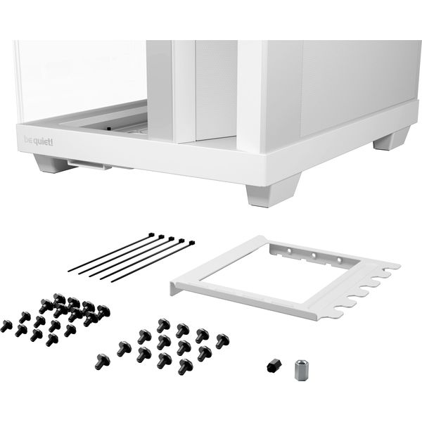 CASE BE QUIET LIGHT BASE 500 LX TEMPERED GLASS WHITE