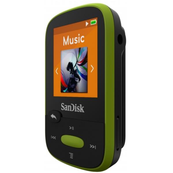 Sandisk Clip Sport 8GB MP3 Player Lime Mp3 player (PER.661937)