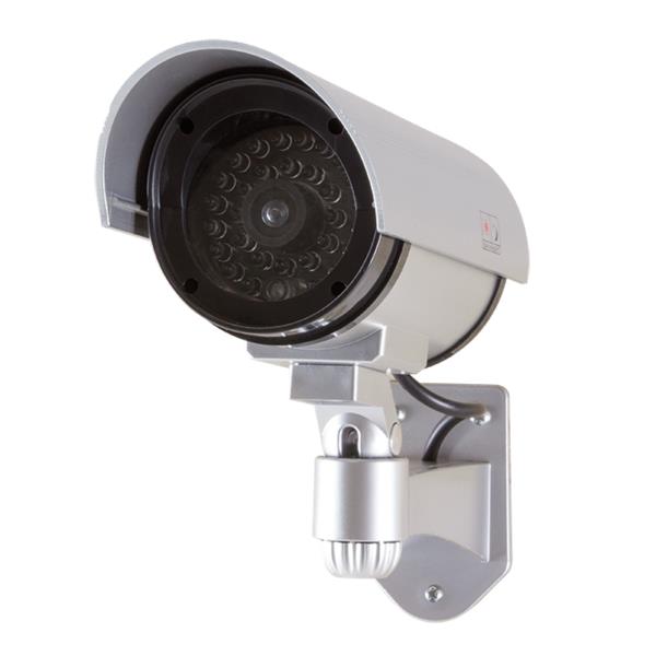 Logilink Sc0204 Dummy Security Camera With RED Flashing Light Silver Συναγερμοι (PER.756378)
