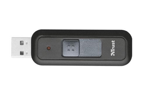 Trust Mini Lettore Di Schede Memory Stick – USB 2.0, Plug-and-Play, Supporto MS Pro, MS Duo, MS Pro Duo, Portatile Con Connettore Scorrevole