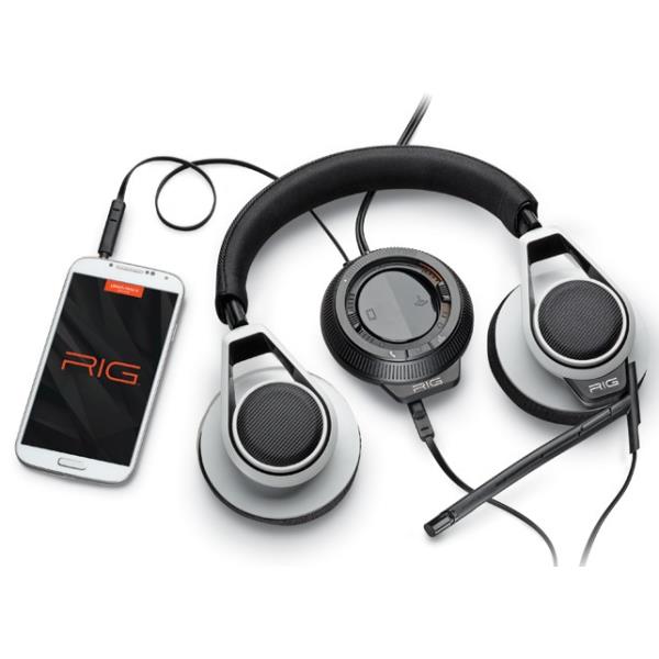 Plantronics RIG Gaming Stereo Headset + Mixer White Ακουστικα (PER
