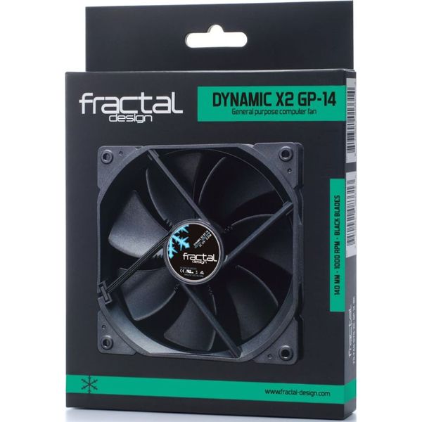 FRACTAL DESIGN DYNAMIC X2 GP-14 CASE FAN 140MM BLACK