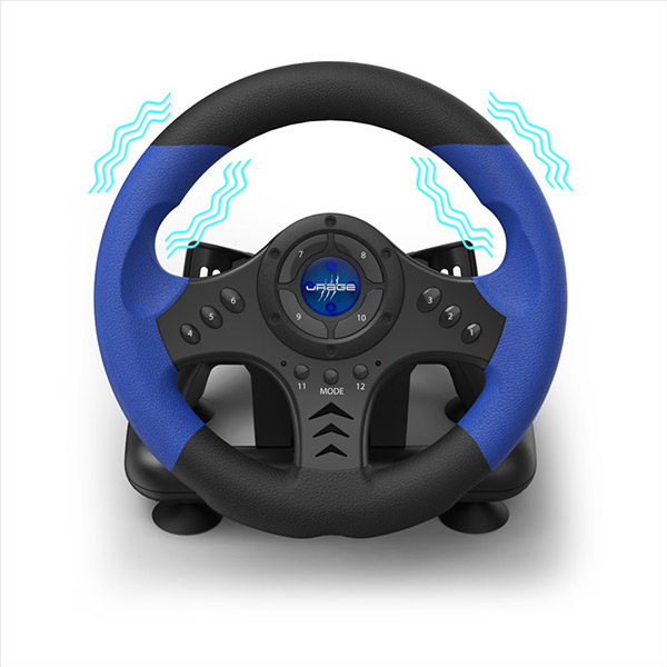 Hama 186044 Urage Gripz 500 Gaming Steering Wheel Game controller