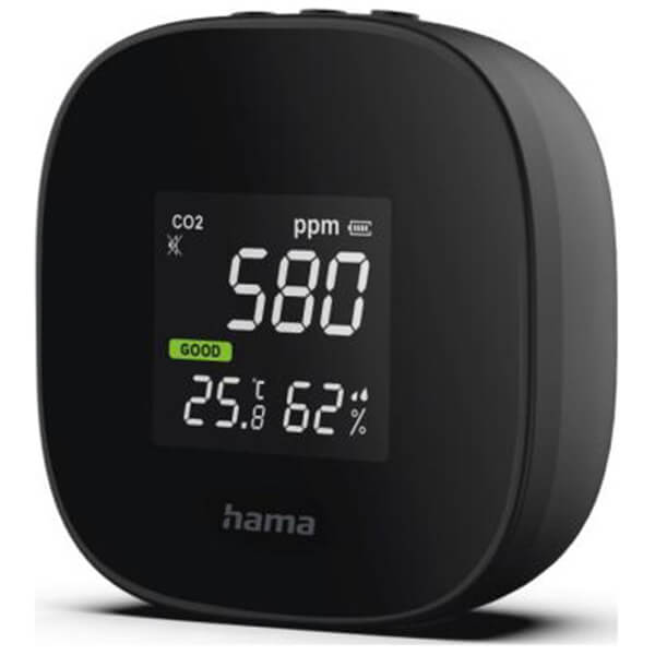 Hama 186434 Safe AIR Quality Measuring Device CO2 Temperature Ambient