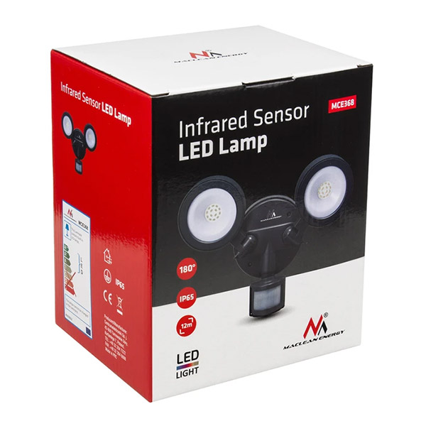 Gevellamp Plat Lantaarn met sensor - Tuinverlichting Meesters