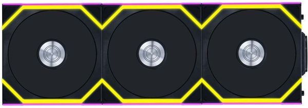 LIAN LI UNIFAN SL WIRELESS 120 - 3PCS BLACK (TRIPLE PACK INCLUDE CONTROLLER) - CASE FAN