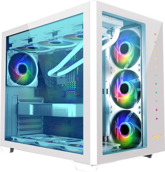 ARMAGGEDDON GAMING PC CASE FULL ATX TESSARAXX CORE 12 AIR WHITE CORE12AIRW