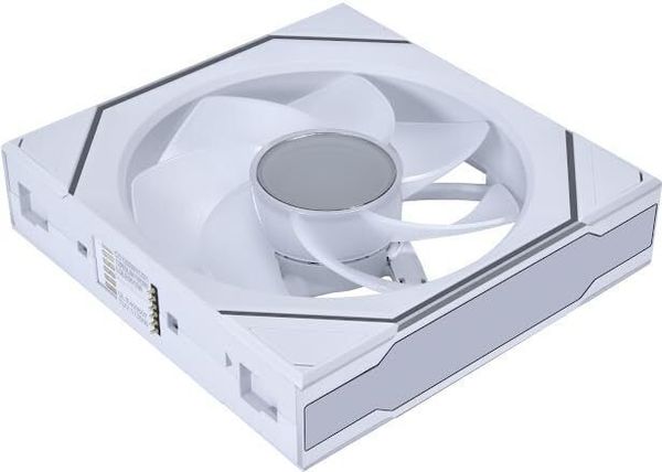 LIAN LI UNI FAN INFINITY SL - 120 - REVERSE - WIRELESS - WHITE - ARGB PWM FAN (1PCS) NO CONTROLLER