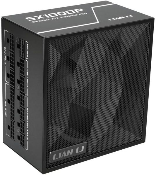 LIAN LI SX 1000P BLACK - PLATINUM 1000W - ATX 3.1 - 12V-2X6 - JAPANESE CAPACITOR - 10 YEARS WARRANT