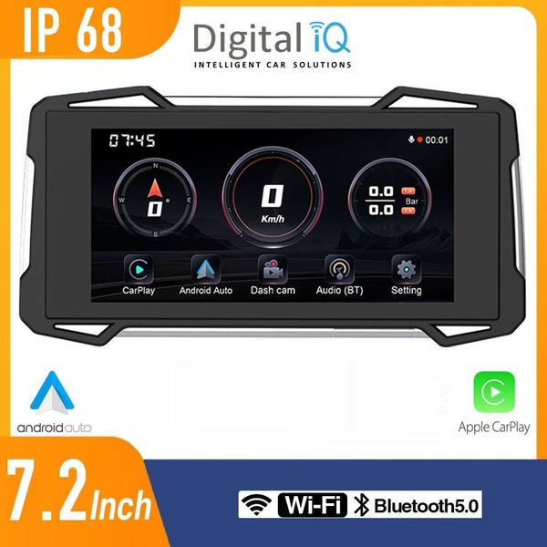 Digital IQ PNA 7100_cpa (7.25inc) Motorcycle Carplay-android Auto - Car ...