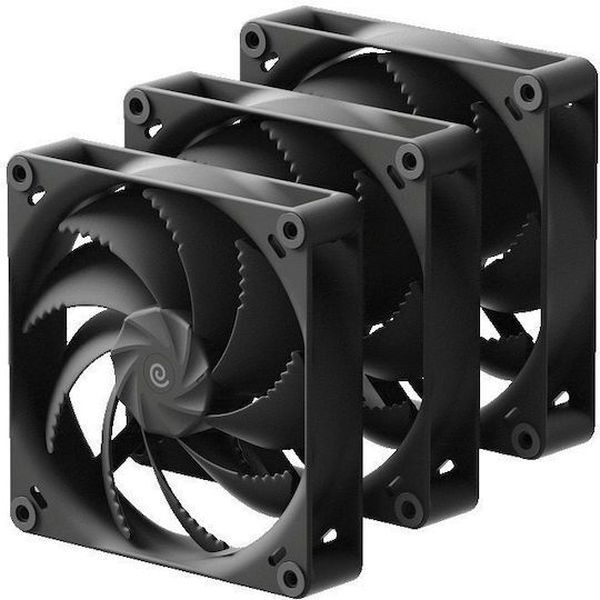 HAVN H12 TRIPLE PACK BLACK 120MM A-RGB METAL CORE CASE FAN