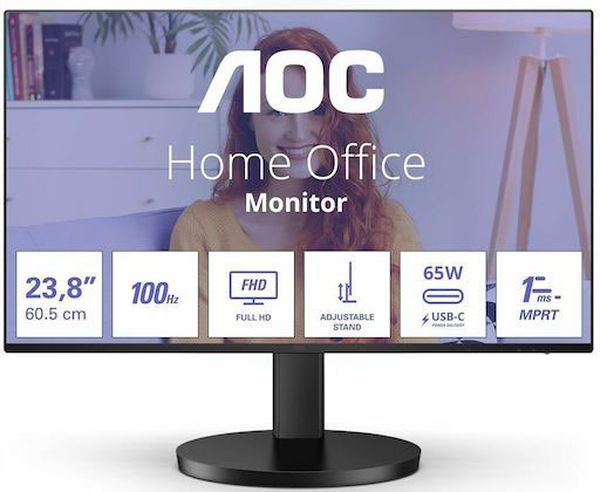 ΟΘΟΝΗ AOC 24B3CF2 24'' IPS FULL HD LED 100HZ BLACK